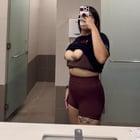 Preview thumbnail for In the restroom at the badminton court… lowkey hoping for some unexpected company and suck me🙈