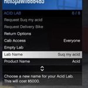 Preview thumbnail for What did y’all name your acid lab?
