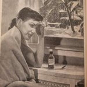 Preview thumbnail for This picture warning of self-medication on old book