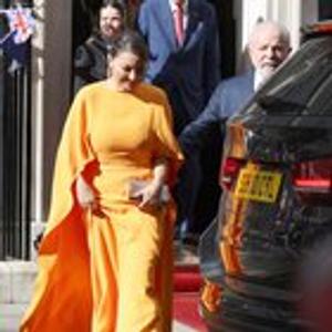 Preview thumbnail for First Lady of Brazil in London today
