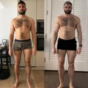 Preview thumbnail for 40 M 6’1” 203lbs 2019 vs 2024 and current physique
