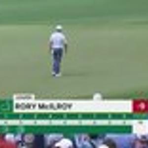 Preview thumbnail for Rory with a chip in eagle to take solo lead on the 2nd hole, R3