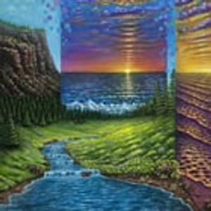 Preview thumbnail for Acrylic paint on canvas, enjoy!