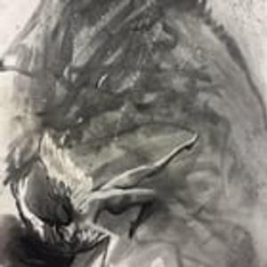 Preview thumbnail for Fall from grace, by me, charcoal on watercolor paper