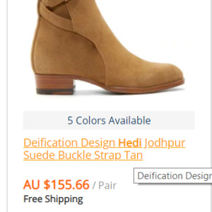 Preview thumbnail for When you're looking for Hedi shoes and the store is called Defecation.