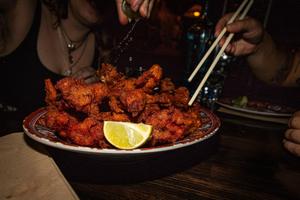 Preview thumbnail for Fried oyster mushrooms from Chez Tao! in Quebec City