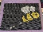 Preview thumbnail for I made a chainmaille bee wall hanging 🐝