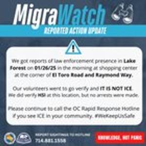 Preview thumbnail for Confirmed HSI sighting in Lake Forest