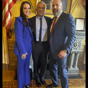 Preview thumbnail for [RFK Jr.] Met today with Triple H and Stephanie McMahon to strategize about the upcoming President's Council on Sports, Fitness &amp; Nutrition.