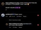 Preview thumbnail for AD giving some insight on his return. Post is of recent warmup activity AD showed on the Staples floor.