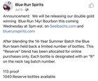 Preview thumbnail for What’s the deal with Blue Run 14 Reserve Blend? Their FB post implies it’s only numbered differently from the regular 14.