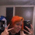Preview thumbnail for Just, me and my orange hair for Halloween; trying to be spooky 👻