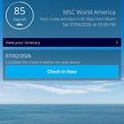 Preview thumbnail for [MF4MF] or [MF4M] Sailing MSC World America 7/4-7/11