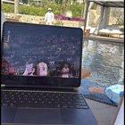 Preview thumbnail for Luka is poolside, watching some EuroLeague🏀