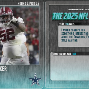 Preview thumbnail for Round 1 - Pick 12: Tyler Booker, G, Alabama (Dallas Cowboys)