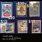 Preview thumbnail for Cards for sale, willing to negotiate on some prices or lots. Possibly willing to trade for Josiah gray cards